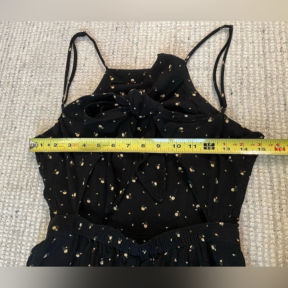 Abercrombie & Women’s Tie Back Floral Jumpsuit - Picture 6 of 8